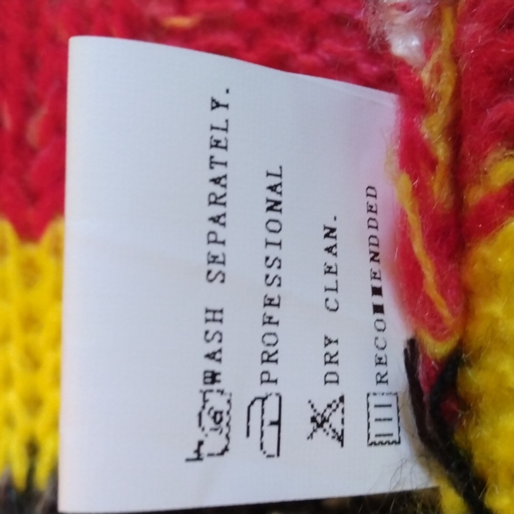 Noracora  Colorful Open Front Knit Sweater. - Picture 10 of 10